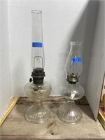 2 Kerosene Lamps Including Alladin