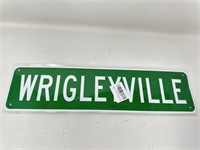 New HCHANA WrigleyVille Street Sign Novelty