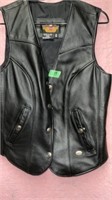 HD leather vest size M