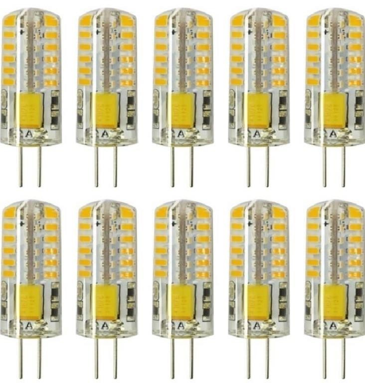New RAYHOO 10pcs G4 LED Bulbs JC Bi-Pin Base