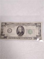Series 1934a $20 bill