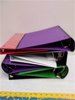 Large group of binders