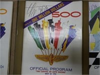 Indianapolis 500 auto race - 1972 program - stains