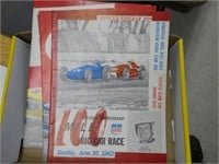 3 Wisconsin auto racing programs  from 1961, 1962