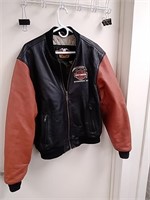 Two-tone leather Harley-Davidson jacket size M