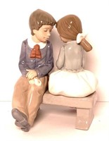 NAO Lladro Porcelain Boy and Girl