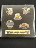 Packers Super Bowl XXXI Commemorative Pin Set