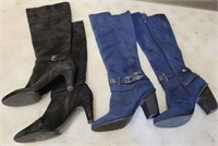 SIZE 9 AND 8.5 KNEE HIGH BOOTS