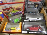 6 assorted toy vehicles - various brands - mint in