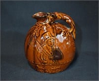Bennington Rockingham Pottery FOX HUNT Jug