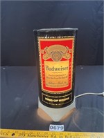 Vintage Budweiser Spinning Backbar Lamp