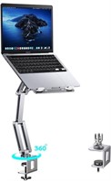 Laptop Mount for Desk, Laptop Arm Mount with 360°