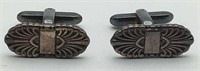 Sterling Silver Front Cuff Links