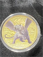 Chinese Flying Tiger Luck Coin