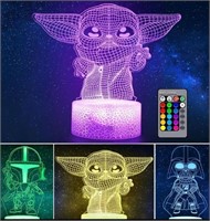 New 3D Illusion Night Light for Kids, LED Desk