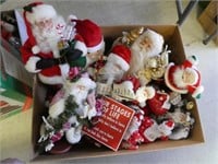 Box of Santa figures