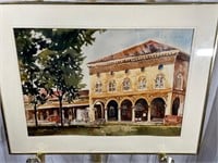 Soulard Market Marilynne Bradley Watercolor