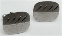 Sterling Silver Mr. X Cuff Links