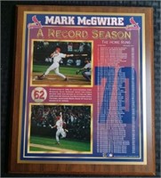 Vintage Rare Mark McGwire "A Record Season" Home