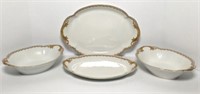 Limoges Porcelain Platters and Bowls