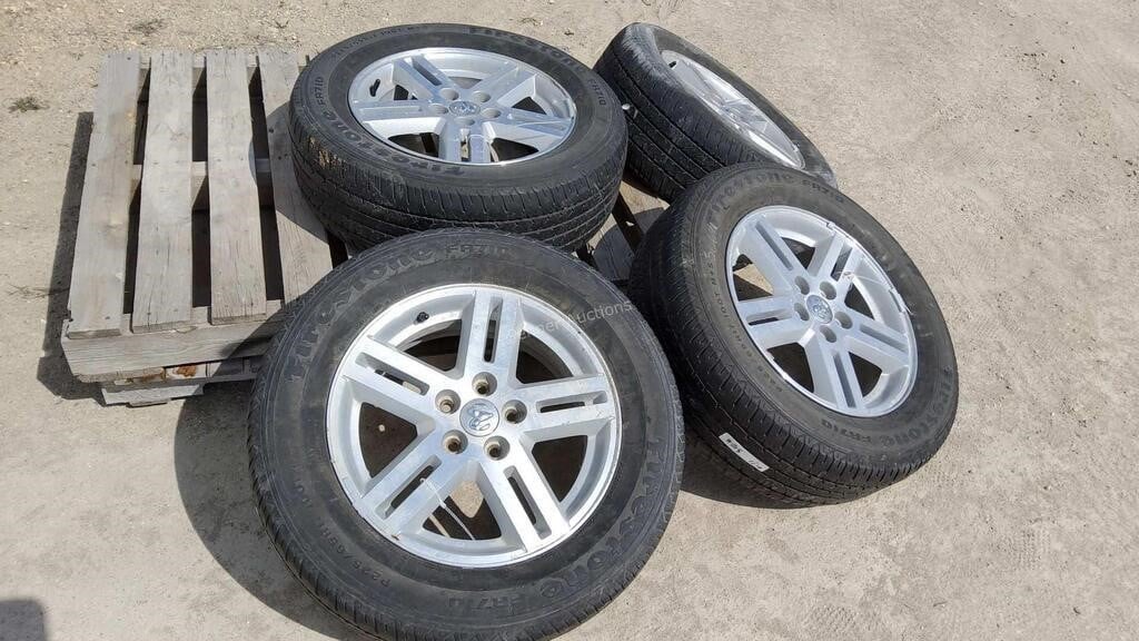 P225/65R17 Tires w/ dodge rims