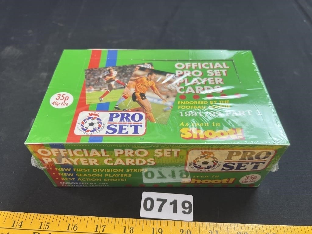 Sealed 1991-1992 Pro Set Soccer Wax Box