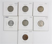 MIXTURE OF (7) U.S. COINS