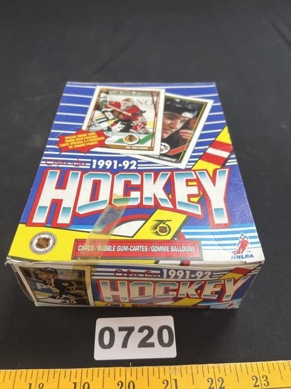 1991-1992 O-Pee-Chee Hockey Wax Box