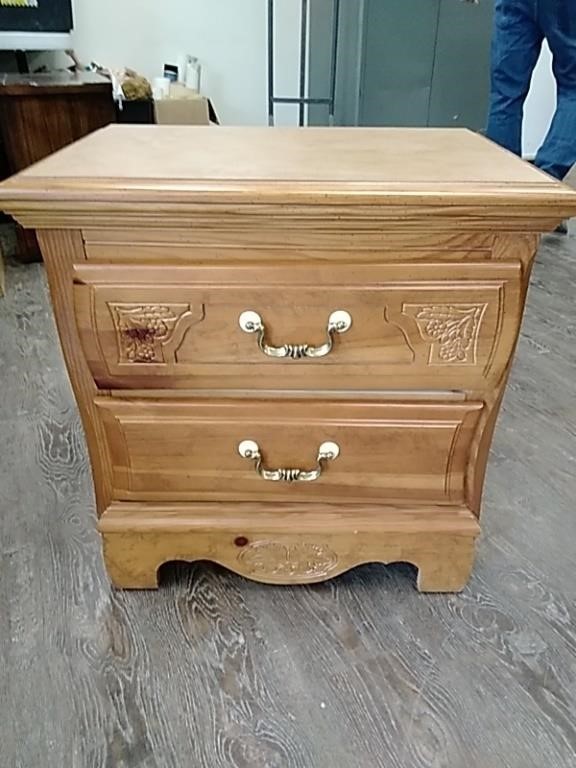 2 drawer nightstand / end table