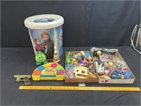 Disney Frozen Toy Storage w/ Toys