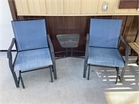 Double Glider 1 pc. Chairs With Table