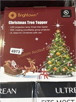 CHRISTMAS TREE TOPPER LED PROJECTION LAMP