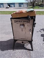 Camp Chef smoke vault with cover and chips