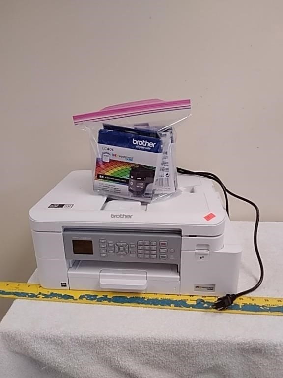 Brother printer with ink cartridge