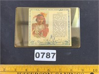 1954 Red Man American Indian Chiefs Card