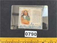 1954 Red Man American Indian Chiefs Card