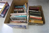 2 boxes assorted books