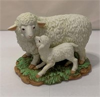 Porcelain Sheep Figurine