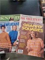 Vintage knitting and crochet magazines