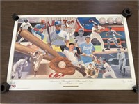 Nabisco Then & Now Baseball Poster