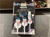 Gemmy Orchestra of Lights 3-Marker Snowmen $74