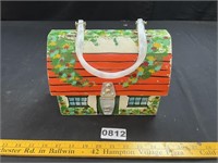 Hand Painted Wood Purse