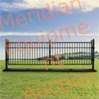 Steelman 20' Farm Metal Drive Way Bi Parting Gate