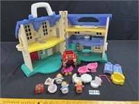 Fisher Price Little People Playhouse & Figures