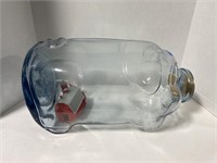 Clear Large Glass Pig 18 1/2" Long "This Little Pg