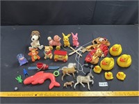Rubber Ducks, Horse Figures, Toys