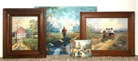Vintage Oil on Canvas Pictures
