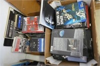 2 boxes of books - space, space missions, & relate