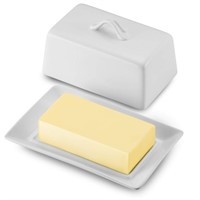 GOURMEX Large Butter Holder with Lid | Fits One