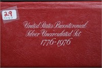 (3) PC SILVER UNCIRCULATED BICENTENNIAL SET